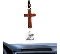 Rear View Mirror Decoration - Religious Car Pendant with Bible Verse - Christian Religious Accessories Pendant for Home, Living Room, Bedroom, Church