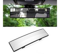 Rear View Mirror for Audi A3 Hatchback 2013 2014 2015 2016 2017 2018, Panoramic Wide Field of View Auxiliary Mirror Anti-Glare High Definition View Mirror,White