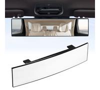 Rear View Mirror for Driving Test, Driving Instructor Mirror, Learner Examiner Mirror, Car Rear View Mirror, Adjustable Convex Panoramic Car Mirror (300 × 70mm)