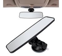 Rear View Mirror for Driving Test, Suction Cup Rearview Mirror, Wide Angle Adjustable Driving Instructor Mirror, For Instructor Examiner Passenger Learner Driver and Driving Test (240 x 65mm)