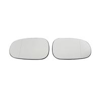 Rear View Mirror Glass For NISSAN For MICRA 2005-2009 96365-AX860 Auto Side Door Wide Angle Convex Heated Mirror Glass MTVTFECEWG(A Pair)