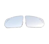 Rear View Mirror Glasses Compatible With Volvo For S60 2020 2021 2022 2023 Car Exterior Side Reflective Rearview Lenses Glass Lens Heating Blind Spot Warning(2PCS left and right)