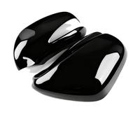 Rear View Mirror Housing LHD For Lexus IS ES 2008-2012 Car Sicker Carbon Fiber Rearview Side Mirror Cover Wing Cap Exterior Rear View Case Trim(Gloss Black LHD)