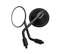 Rear View Mirror Motorcycle Modified Handlebar Head Mirror Adjustable Universal Round Reverse Rearview Mirror 2Pcs/Pair