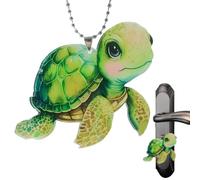 Rear View Mirror Ornament Acrylic Auto Rearview Mirror Decoration | Sea Turtle Auto Rearview Mirror Decoration Acrylic Auto Accessories for Truck, House