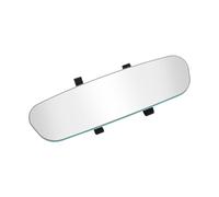 Rear View Mirror, Panoramic Wide Angle, Blind Spot Reduction Glass, Interior Clip On Design, Anti Glare Driving Accessory Ideal for Sedans SUVs Trucks Vehicles, 10.63x3.39 inches