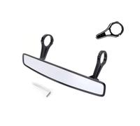 Rear View Mirror Roll Bar Mounting,Wide Viewing Range Component Wide Angle Mirror for Deserts Roads Vehicles, Style A