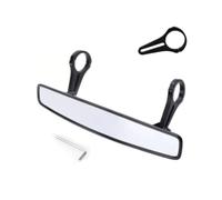 Rear View Mirror Roll Bar Mounting,Wide Viewing Range Component Wide Angle Mirror for Deserts Roads Vehicles, Style A