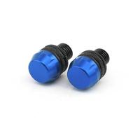 Rear View Mirror Screws For DOWNTOWN 125 300 350 Xciting 250 500 X350 AK550 Accessories Motorcycle 10mm Mirror Hole Plugs Screws Caps Covers(Blueno logo)
