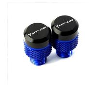 Rear View Mirror Screws For MT07 MT09 MT10 FZ09 FZ07 Accessories Motorcycle M10*1.25 Aluminum Mirror Hole Plugs Screws Bolts(MT09-Blue)