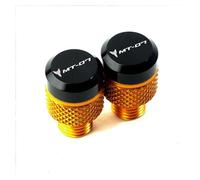 Rear View Mirror Screws For MT07 MT09 MT10 FZ09 FZ07 Accessories Motorcycle M10*1.25 Aluminum Mirror Hole Plugs Screws Bolts(MT07-YELLOW)