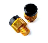 Rear View Mirror Screws For MT07 MT09 MT10 FZ09 FZ07 Accessories Motorcycle M10*1.25 Aluminum Mirror Hole Plugs Screws Bolts(Yellow-No Logo)