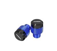 Rear View Mirror Screws For NMAX155 NMAX125 XMAX 300 400 125 150 Motorcycle Mirrors Hole Plug Screws Caps Mirror Cover(NMAX Blue)