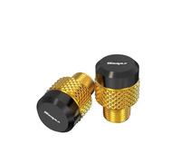 Rear View Mirror Screws For TRANSALP 600 650 700 XLV Motorcycle M10*1.25 Aluminum Screws Bolts Mirror Hole Plugs Cap(Yellow)