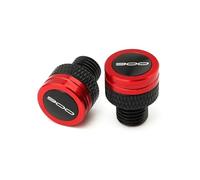 Rear View Mirror Screws For Z900 Z650 Ninja650 Z900RS Z900SE Motorcycle Accessories Rear Mirror Hole Plugs Screw Bolts Cover Cap(Red)