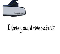 Rear View Mirror Sticker - Cute Interior Decor | Auto Decorative Mirror Stickers - for Truck Auto Motorbike Sedan SUV Pickup Scooter Highway Night Driving Long Trip