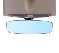 Rear View Mirror - Wide Angle Glass, Blind Spot Coverage with Extra Field, Convex Lens with Anti Glare, Automotive Accessory for All Vehicles, Parking and Lane Changing Aid for RVs Trucks Sedans SUVs