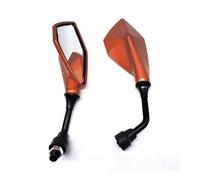 Rear View Mirrors 1 Pair Motorcycle Rearview Mirror Replacement Parts Scooter Reversing Auxiliary Mirror Modified Accessories Motorcycle Handlebar