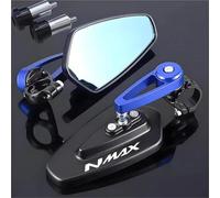 Rear View Mirrors 1 Pair Motorcycle Side Rearview Mirrors For N-MAX 155 250 400 125 Fold The RotatableBar Handlebar End Mirror(Color 2)