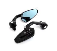 Rear View Mirrors 2x 7/8" 20mm Motorcycle Rear View Mirrors Anti-Glare Motorbike Handlebar End Side Mirror For Scooters For Motorcycles