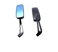 Rear view mirrors 8mm/10mm Universal Side Mirror Mobike Accessories Motorcycle Handlebar Rear View Mirrors Rectangle Black Square Smoke Blue Glass