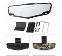 Rear View Mirrors for Polaris For Ranger 1000 900 570 For XP Crew and For Defender HD8 HD9 HD10 with Adjustable Angles and Convex Shape to Enhance Safety and Visibility