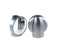Rear View Mirrors Motorcycle Grip Plug Side Mirror For Vespa GTS 300 250 Sprint Primavera 150 Adjustable Blind Spot Wide Angle Convex Mirror(Titanium)