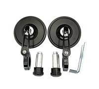 Rear View Mirrors Motorcycle Handebar Side Mirror Round Motorcycle Rear View Side Mirror 7/8 22mm Accessories Handlebar Mirror Replacement For ATV