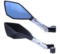 Rear View Mirrors Motorcycle Side Rear View Mirror For Road Star S 1700 XV1700 Bolt XVS950 Vmax 1700 XVS1300 XV250 XVS1100 XVS950(Silver,Short)