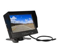 Rear View Monitor, HD DC 9-35V 1280x600 Backup Monitor Display Format PAL NTSC Flexible Trailer Fit (#1)