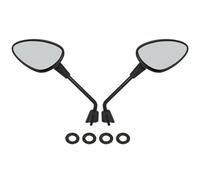 Rear View Motorcycle Modified Square Rearview Mirror for Shadow VT VT1100 VT750 VT600 VF750 Magna 750 ATV Scooter Parts Mirrors(Black)