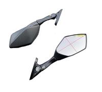 Rear View Motorcycle Motorbike Foldable Side Mirrors Blind Spot Rearview Mirrors Cover Cap For YZF R3 R25 2015-2018 For YZF-R3 YZF-R25 Mirrors(A)