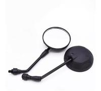 Rear View Motorcycle Side Mirror Rearview Mirror 10mm Universal Black HD Scooter Handlebar Rear View Mirror Round Mirror Moto Accessories Mirrors
