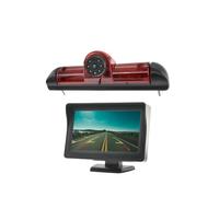 Rear View Reverse 170 Degree Car 3rd Brake Light Rear View Camera Waterproof Night Vision Reverse For Fiat For Ducato Backup Camera(4.3inch Camera)