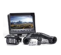 Rear View Safety Backup Camera System with Trailer Tow Quick Connect/Disconnect Kit RVS-770613-213 (Black)