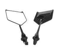 Rear View Side Mirror 2Pcs Motorcycle Rear View Mirrors Wide Angle Adjustable Handlebar Side Ball-Head Rearview Mirror For ATV Scooter Bike Motor