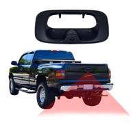 Rear View Tailgate Handle with Reversing Camera for Chevrolet For Silverado and For GMC 1999 2007, 12V Low Power Consumption with Clear HD Imaging (Black)