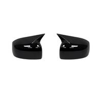 Rear View Wing Mirror Cover Cap For Lancer For X 10 For EX For EVO 2013 2014 2015 2016 Shell Sticker Car Styling Auto Part Rearview Side Mirror Trim Cover(No light Gloss Black)