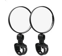 Rear View Wing Safety Mirrors, Set of 2, Wide Angle Adjustable | Mobility Scooter Bicycle, Universal 22 mm to 30 mm