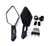 Rear View Zinc Alloy 8 10mm Motorcycle Rear Mirror Scooter Black Mirror Universal For CFMOTO 150NK Mirrors(10mm black)