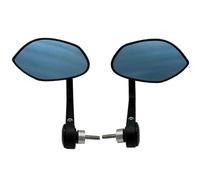 Rear Vision Mirror For Vespa For GTS300 For GTV SEI For Giorni For Sprint For Primavera150 Motorcycle Aluminum Triangle Circle Hand Side Mirrors(Triangle Black)