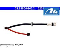 REAR WARNING CONTACT BRAKE PAD WEAR FITS: PORSCHE 911 3.8 CARRERA S / GTS/3.8