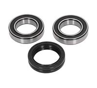 Rear Wheel Axle Carrier Bearing with Seal Replacement Kit High Speed Low Drag Double Lip Seals Water Dirt for LTZ400 Z400 2003 2008 Metal ABS Rubber