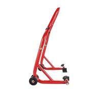 Rear wheel bracket 2 in 1 Universal Rear Paddock Stand Motorcycle Bike U-Shape L-Shape Bracket Hook Holder Chain Lube(Red)