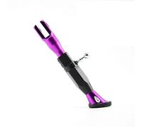 Rear wheel bracket Adjustable Motorcycle Metal Foot Bracket Kick Side Durable Corrosion Resistant Scooter Stand Accessories(Purple)