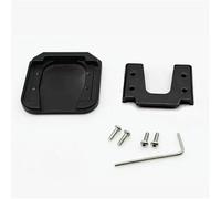 Rear wheel bracket Universal Motorcycle Extension Kickstand Aluminum Alloy Scooter Extender Foot Side Support Plate Anti-skid(Black)