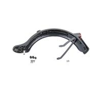 Rear Wheel Fender For Xiaomi Scooter 1S Pro 2 Back Mudguard Wing Taillight Hook License Plate 8.5 Inch Tire Fender Support Parts scooter parts(Black fender kit)