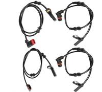 Rear Wheel Speed Sensor Compatible With For C280 For Sport Sedan 2006 2007 1Set Front Rear Left Right ABS Sensor Replacement Parts 2035400417