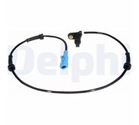Delphi Wheel Speed Sensor Rear Axle 775mm Cable Length Fits Peugeot 206 206 Van