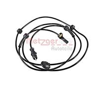 ABS wheel speed sensor Rear Axle 09001501 METZGER for FIAT DOBLO Box Body/MPV